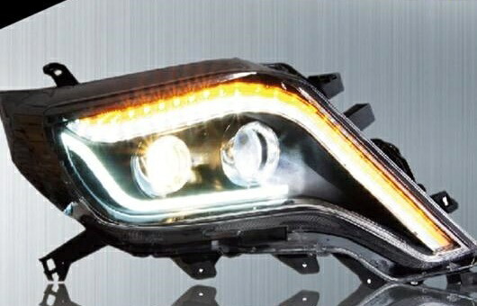 適用: トヨタ プラド ヘッドライト 2014-2016 LED ヘッドランプ DRL プロジェクター H7 HID バイキセノン レンズ 4300K～8000K 35W・55W AL-HH-0241 Car parts｜オートパーツエージェンシー2号店