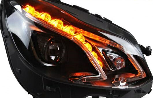 適用: メルセデスベンツ/MERCEDES BENZ ベンツ E200 E260 E300 ヘッドライト 2014-2015 W212 LED DRL レンズ ダブル ビーム H7 HID 4300K～8000K 35W・55W AL-HH-0331 Car parts