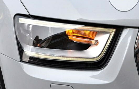 適用: アウディ/AUDI Q3 ヘッドライト 2013-2014 LED DRL レンズ ダブル ビーム H7 HID キセノン BI 4300K～8000K 35W・55W AL-HH-0367 Car parts