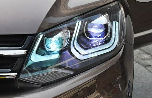 適用: VW フォルクスワーゲン/VOLKSWAGEN トゥアレグ ヘッドライト 2011-2014 LED DRL レンズ ダブル ビーム H7 HID キセノン BI 4300K～8000K 35W・55W AL-HH-0368 Car parts 132,455円