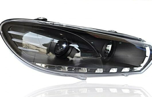適用: VW フォルクスワーゲン/VOLKSWAGEN シロッコ ヘッドライト 2009-2015 LED ヘッドランプ DRL レンズ ダブル ビーム HID キット 4300K～8000K 35W・55W AL-HH-0387 Car parts｜オートパーツエージェンシー2号店 123,755円