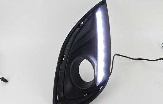 適用: トヨタ マツダ 2 LED DRL 2012-2015 フォグ ランプ デイタイムランニングライト 高光度 ガイド AL-HH-0480 Car parts｜オートパーツエージェンシー2号店