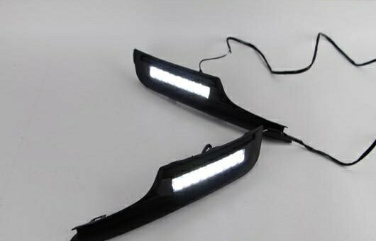 適用: VW フォルクスワーゲン/VOLKSWAGEN ゴルフ 7 2013-2014 LED DRL 高光度 ガイド フォグ ランプ デイタイムランニングライト AL-HH-0491 Car parts