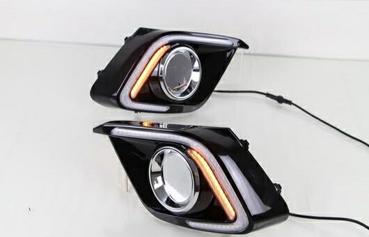 適用: マツダ 3 アクセラ LED DRL フォグ ランプ デイタイムランニングライト 高光度 ガイド AL-HH-0504 Car parts