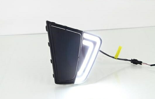 適用: ヒュンダイ/現代/HYUNDAI IX25 LED DRL 高光度 ガイド フォグ ランプ デイタイムランニングライト AL-HH-0647 Car parts