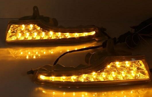適用: 日産 アルティマ 13-16 LED DRL フォグ ランプ デイタイム ランニング 高光度 ガイド ライト 35W ホワイト・イエロー 5500K AL-HH-0818 Car parts｜オートパーツエージェンシー2号店