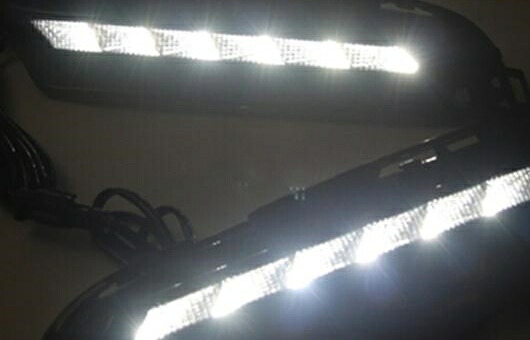 適用: フォルクスワーゲン/VOLKSWAGEN ゴルフ 13-16 LED DRL フォグ ランプ デイタイム ランニング 高光度 ガイド ライト 35W ホワイト 5500K AL-HH-0830 Car parts