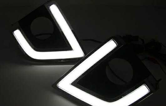 2 ピース ABS デイタイム ランニング DRL 適用: トヨタ カローラ 2014 フォグライト フロント ランプ オート 35W ホワイト・ブルー 5500K AL-HH-0842 Car parts｜オートパーツエージェンシー2号店