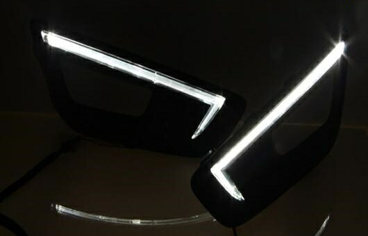 適用: フォード/FORD フォーカス 2015-2017 LED DRL フォグ ランプ デイタイム ランニング 高光度 ガイド ライト 35W ホワイト 5500K AL-HH-0881 Car parts