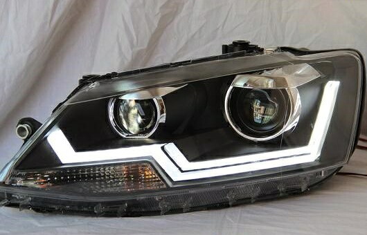 ヘッドランプ 適用: VW フォルクスワーゲン/VOLKSWAGEN ジェッタ 2012 LED ヘッドライト DRL H7/D2H HID キセノン BI レンズ 4300K～8000K 35W・55W AL-HH-0895 Car parts｜オートパーツエージェンシー2号店