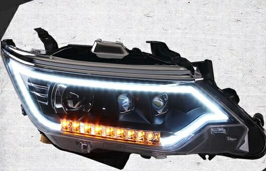 ヘッドライト 適用: トヨタ カムリ 2015 LED ヘッドランプ デイタイムランニングライト DRL バイキセノン HID 4300K～8000K 35W・55W AL-HH-0932 Car parts