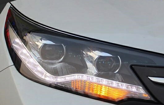 ヘッドライト 適用: ホンダ CRV 2013-2015 LED ヘッドランプ デイタイムランニングライト DRL バイキセノン HID 4300K～8000K 35W・55W AL-HH-0933 Car parts
