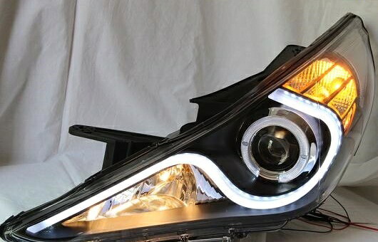 ヘッドランプ 適用: ヒュンダイ/現代/HYUNDAI ソナタ 2011-2014 LED ヘッドライト DRL H7/D2H HID キセノン BI レンズ 4300K～8000K 35W・55W AL-HH-0977 Car parts｜オートパーツエージェンシー2号店