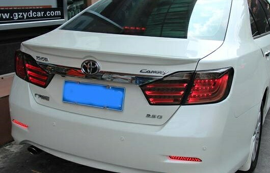 適用: テール ライト 2012-2013 トヨタ カムリ LED リア フォグ ランプ DRL ブレーキ + パーク シグナル レッド AL-HH-1096 Car parts｜オートパーツエージェンシー2号店