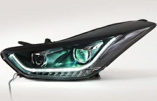 LED ヘッドランプ 適用: ヒュンダイ/現代/HYUNDAI エラントラ ヘッドライト 2013-2015 DRL H7 HID Q5 バイキセノン レンズ ロー ビーム 4300K～8000K 35W・55W AL-HH-1100 Car parts｜オートパーツエージェンシー2号店