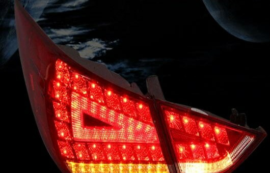 適用: ヒュンダイ/現代/HYUNDAI ソナタ 8 LED テールライト 2012-2016 テール ライト リア ランプ DRL + ブレーキ パーク シグナル レッド AL-HH-1114 Car parts