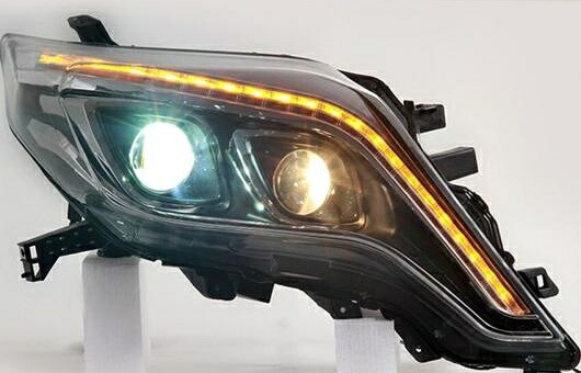 LED ヘッドランプ 適用: トヨタ プラド ヘッドライト 2013-2015 DRL H7 HID Q5 バイキセノン レンズ ロー ビーム 4300K～8000K 35W・55W AL-HH-1206 Car parts