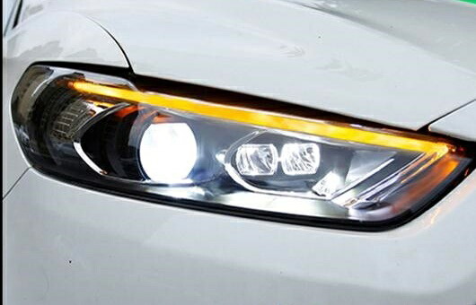 ヘッドランプ 適用: フォード/FORD モンデオ フュージョン ヘッドライト アセンブリ 2013 2014 2015 2016 LED ムービング ターンシグナル 4300K～8000K 35W・55W AL-HH-1276 Car parts