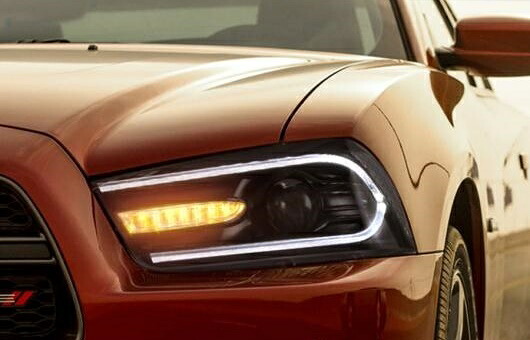 適用: ダッジ/DODGE チャージャー LED ヘッドライト 2011-2014 DRL + ダイナミック ターンシグナル 4300K ホワイト イエロー～8000K ホワイト ブルー 35W・55W AL-HH-1307 Car parts
