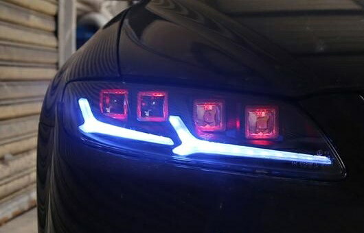 2ピース LED ヘッドライト 適用: マツダ 6 アテンザ 2003-2008 ライト エンジェル アイ オール キット フォグ デイタイムランニングライト AL-HH-1332 Car parts