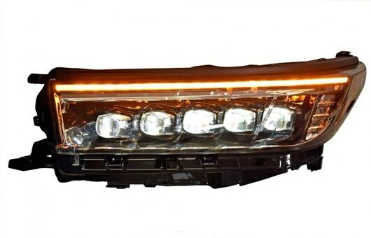 適用: トヨタ 2018-2019 ハイランダー ヘッドライト オール LED DRL BI-LED レンズ ハイ ロー ビーム ダイナミック ターン 35W ホワイト 6000K AL-HH-1368 Car parts
