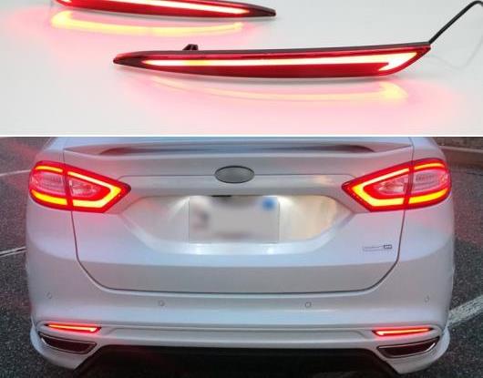 適用: フォード/FORD モンデオ フュージョン 2013 2014 2015 2016 2017 2018 LED バンパー ライト リア フォグランプ ブレーキ ライト ターンシグナル ライト リフレクター AL-HH-1420 Car parts