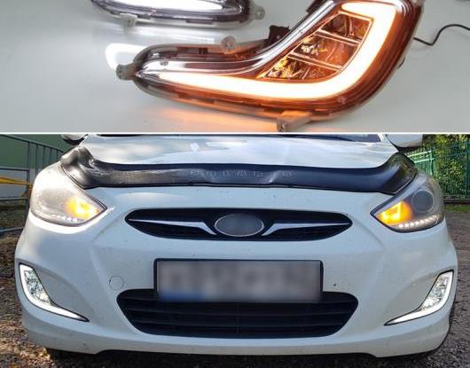 適用: ヒュンダイ/現代/HYUNDAI ソラリス アクセント 2010 2011 2012 2013 ターン イエロー シグナル リレー DRL 12V LED デイタイムランニングライト LED フォグランプ AL-HH-1517 Car parts｜オートパーツエージェンシー2号店