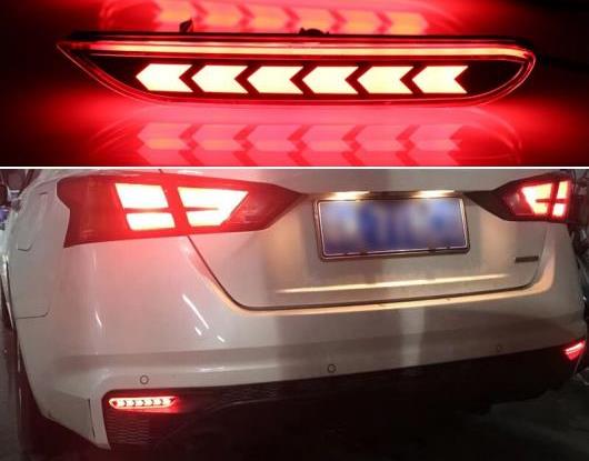 適用: 日産 キャシュカイ 2016-2020 マルチファンクション テールライト LED リア フォグランプ バンパー ライト オート バルブ ブレーキ ライト リフレクター AL-HH-1566 Car parts