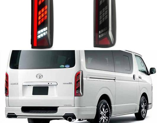 LED テールライト テールライト 適用: トヨタ ハイエース 2005-2017 2018 リア フォグランプ + ブレーキ ライト + リバース + ダイナミック ターンシグナル AL-HH-1652 Car parts 87,274円
