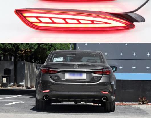 2ピース リア フォグランプ 適用: マツダ 6 MAZDA6 アテンザ 2019 2020 LED リア バンパー ブレーキ ライト ダイナミック ターンシグナル ライト リフレクター AL-HH-1703 Car parts｜オートパーツエージェンシー2号店 16,050円