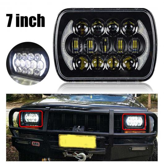 ヘッドライト 105W 7 インチ 長方形 LED プロジェクター ヘッドライト キット 6500LM 適用: ジープ/JEEP トラック ラングラー YJ チェロキー/CHEROKEE XJ トラクター AL-HH-1811 Car parts