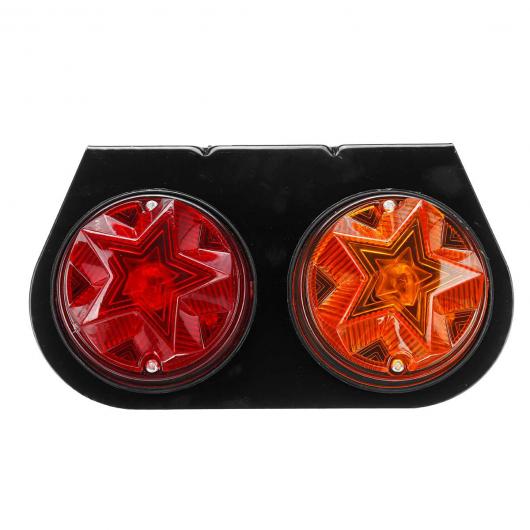 防水 LED ターンシグナル インジケーター ストップ テール ライト リア リバース ランプ 12V 適用: トラック トレーラー ボート 2ピース AL-HH-2124 Car parts