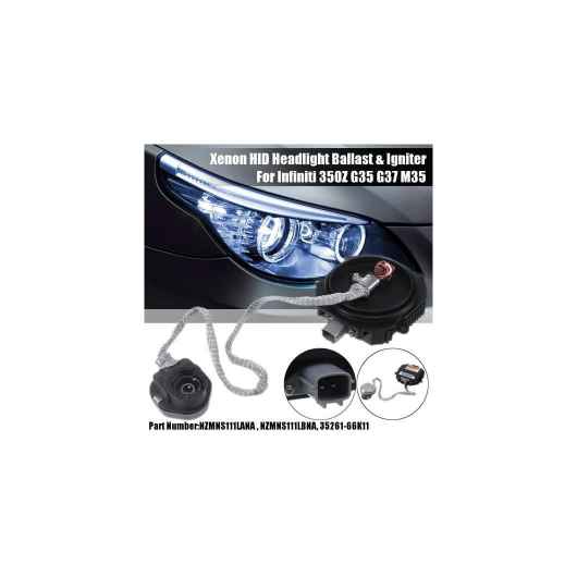 D2S D2R 適用: インフィニティ/INFINITI 350Z G35 G37 2003-2008 JX35 2013 3.5L HID キセノン ヘッドライト バラスト モジュール 28474-8991A 35261-66K11 2847489904 AL-HH-1964 Car parts｜オートパーツエージェンシー2号店
