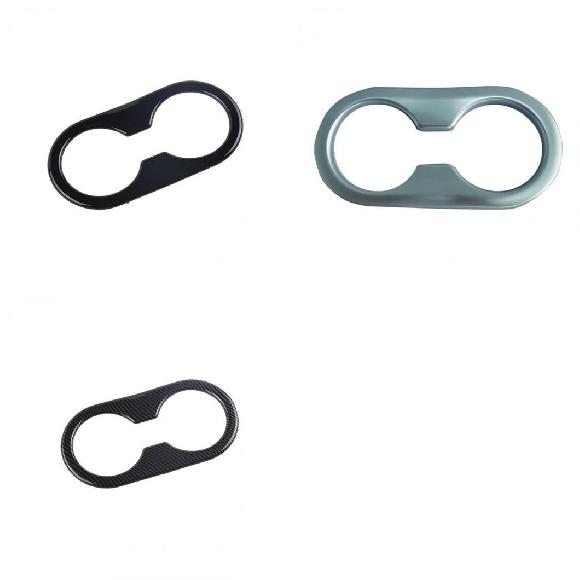適用: マツダ CX-60 CX60 2023 ABS クローム カップホルダー インテリア アクセサリー ブラック～カーボン SR-AA-0041 Interior parts for cars