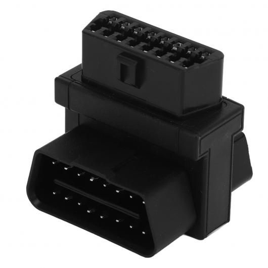 OBD ケーブル アダプタ OBD2 アダプタ 16 ピン オス 2 メス プラグ プレイ スプリッタ コネクタ 適用: 診断 エクステンダー ブラック SR-BB-8655 Car cable