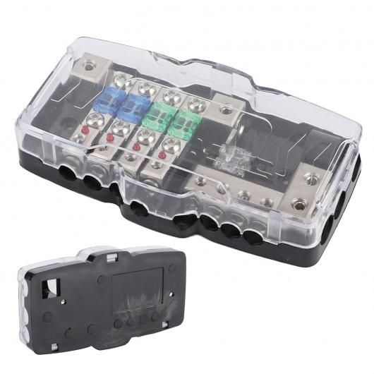 ディストリビューション ヒューズ ボックス ブロック 12V-24V 多機能 LED オーディオ ステレオ ヒューズ ホルダー 適用: パワー 分割 適用: RV キャンパー タイプA SR-BB-8713 Car parts|オートパーツエージェンシー2号店