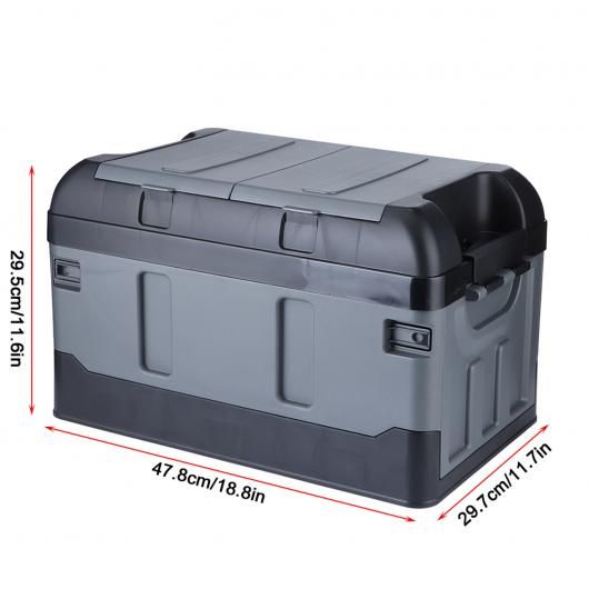 ハイ カバー PP プラスチック 60KG/132.28ポンド ロード 2 コンパートメント トランク ストレージ ボックス トランク オーガナイザー 適用: アウトドア 旅行 45L SR-BB-8986 Car parts 18,490円
