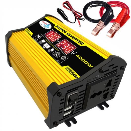 ポータブル インバーター パワー インバーター DC AC 変圧器 4000W 正弦波 インバーター デュアル USB LED ディスプレイ オート インバーター Y-110V SR-BB-9042 Car parts｜オートパーツエージェンシー2号店