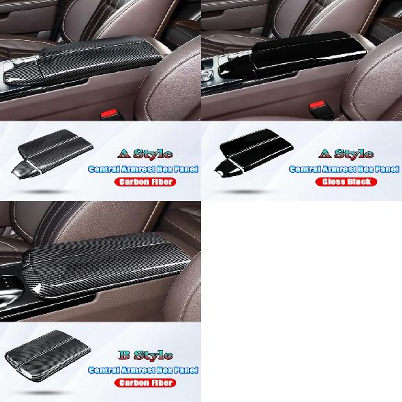 適用: メルセデス ベンツ GLE GLS クラス W166 X166 クーペ C292 AMG GLE63 43 GLS63 センター コンソール アームレスト ストレージ A スタイル カーボン～B スタイル カーボン SR-CC-4724 Interior parts for cars