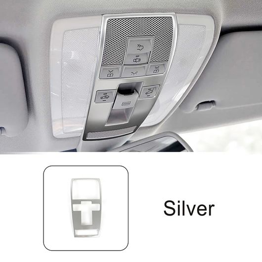 ステンレス スチール メルセデス-ベンツ オールド C-クラス E-クラス GLK/CLS C200 E260 インテリア 装飾 リード ライト パネル ステッカー 1ピース SR-CC-4754 Interior parts for cars