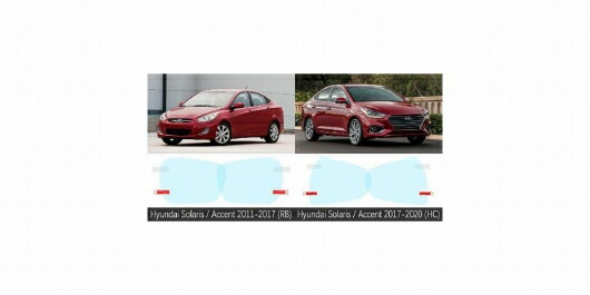 適用: ヒュンダイ/現代/HYUNDAI ソラリス アクセント RB HC 2011-2019 フル カバー バックミラー ミラー 防雨 防曇 ソラリス アクセント 11-17・ソラリス アクセント 17-20 SR-CC-5171