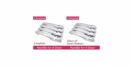 適用: ダッジ/DODGE キャリバー 2007-2012 クローム エクステリア ドア ハンドル カバー ステッカー トリム セット 2008 2009 2010 2011 ボタンなし 4ドア・2 ボタン 4ドア SR-CC-5242 Exterior parts for cars|オートパーツエージェンシー2号店