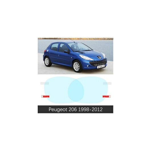 適用: プジョー/PEUGEOT 206 206 + 206CC 206SW CC SW 1998-2012 フル カバー 防雨 防曇 フィルム バックミラー ミラー アクセサリー 2000 2005 2011 プジョー/PEUGEOT 206 SR-CC-5178