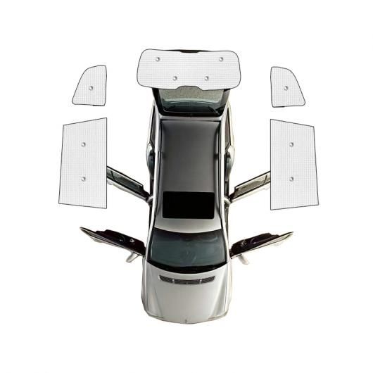適用: MG 栄威 RX8 IS21 2018 2019 2020 2021 2022 2023 2024 サンシェード シールド ウインドウ バイザー サン シェード カバー カーテン アクセサリー リア シールド 5ピース SR-CC-5465 Exterior parts for cars
