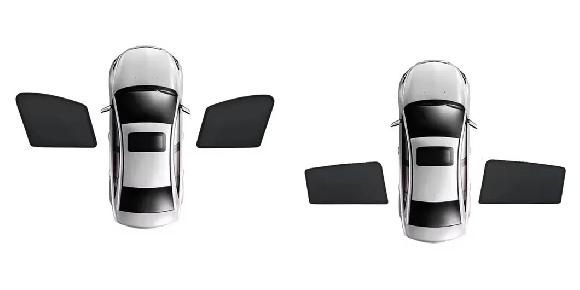適用: アウディ/AUDI A1 GB 2020 2021 2022 2023 2024 2025 メッシュ サンシェード プライバシー 保護 カバー ブロック 2ピース フロント・2ピース リア SR-CC-5880 sunshade