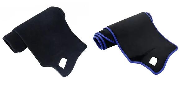 ダッシュボード マット 適用: セアト レオン 5F MK3 3TH 2013 2014～2020 滑り止め センター コンソール ダッシュ サンシェード 右ハンドル用 オール ブラック～レッド エッジ ポリエステル SR-CC-6024 Interior parts for cars