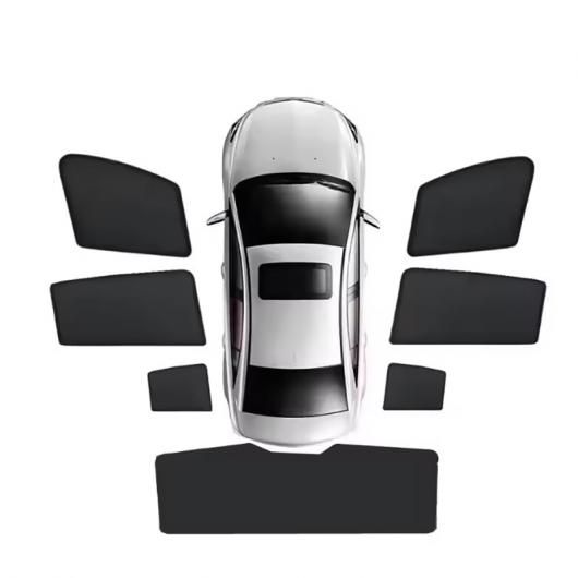 適用: フォルクスワーゲン/VOLKSWAGEN ティグアン L LWB 5シート 2016-2023 磁石 カバー サンシェード メッシュ サンシェード 日焼け止め プライバシー 保護 7ピース サンシェード SR-CC-5821 sunshade|オートパーツエージェンシー2号店