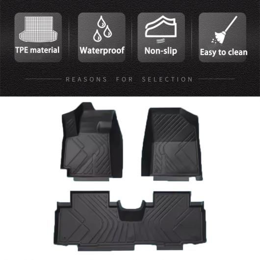適用: フォルクスワーゲン/VOLKSWAGEN ID.4 2024 ID.5 GTX プロ 2021-2023 TPE 素材 フロアマット フット パッド カバー カーペット パッド フット パッド 滑り止め 左ハンドル用 SR-CC-5859 Interior parts for cars｜オートパーツエージェンシー2号店