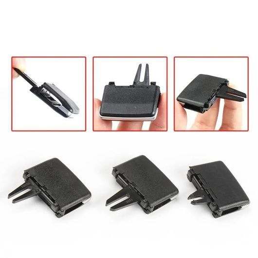 エアコン 吹き出し口 アウトレット タブ クリップ リペア キット 適用: メルセデス ベンツ W166 W292 ML350 GL450 M ML GLE GLS 1668300154 1セット フロント 4ピース SR-CC-7446 Interior parts for cars
