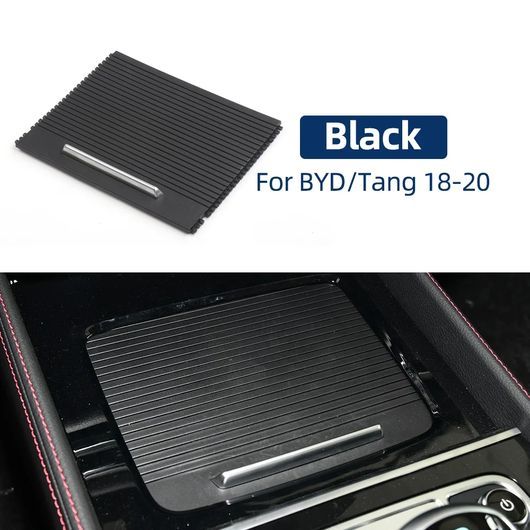 インナー インドア センター コンソール ローラー ブラインド カバー カップホルダー ストレージ 適用: BYD ドン エネルギー 2018-2020 1178593000 ブラック SR-CC-7413 Interior parts for cars
